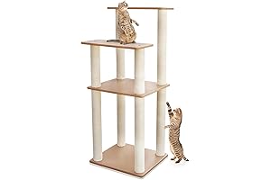 46in Outdoor Cat Tower: Feline Adventure Haven