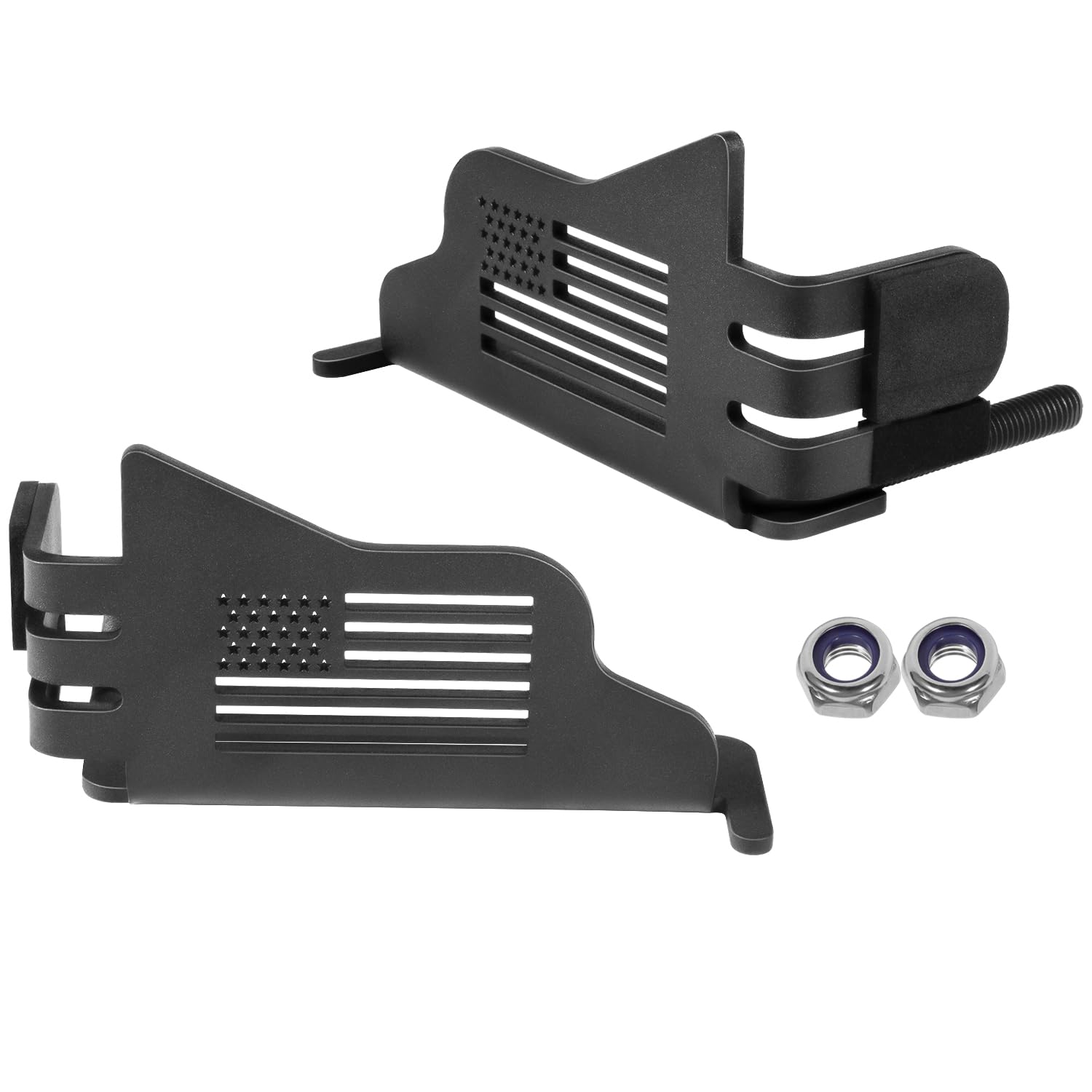 Door Foot Rest Pedals For Jeep Wrangler JK JL Gladiator JT 2007-2025, Exterior Door Hinge Mounted Pedal Set Fits Sport Sahara Freedom Rubicon