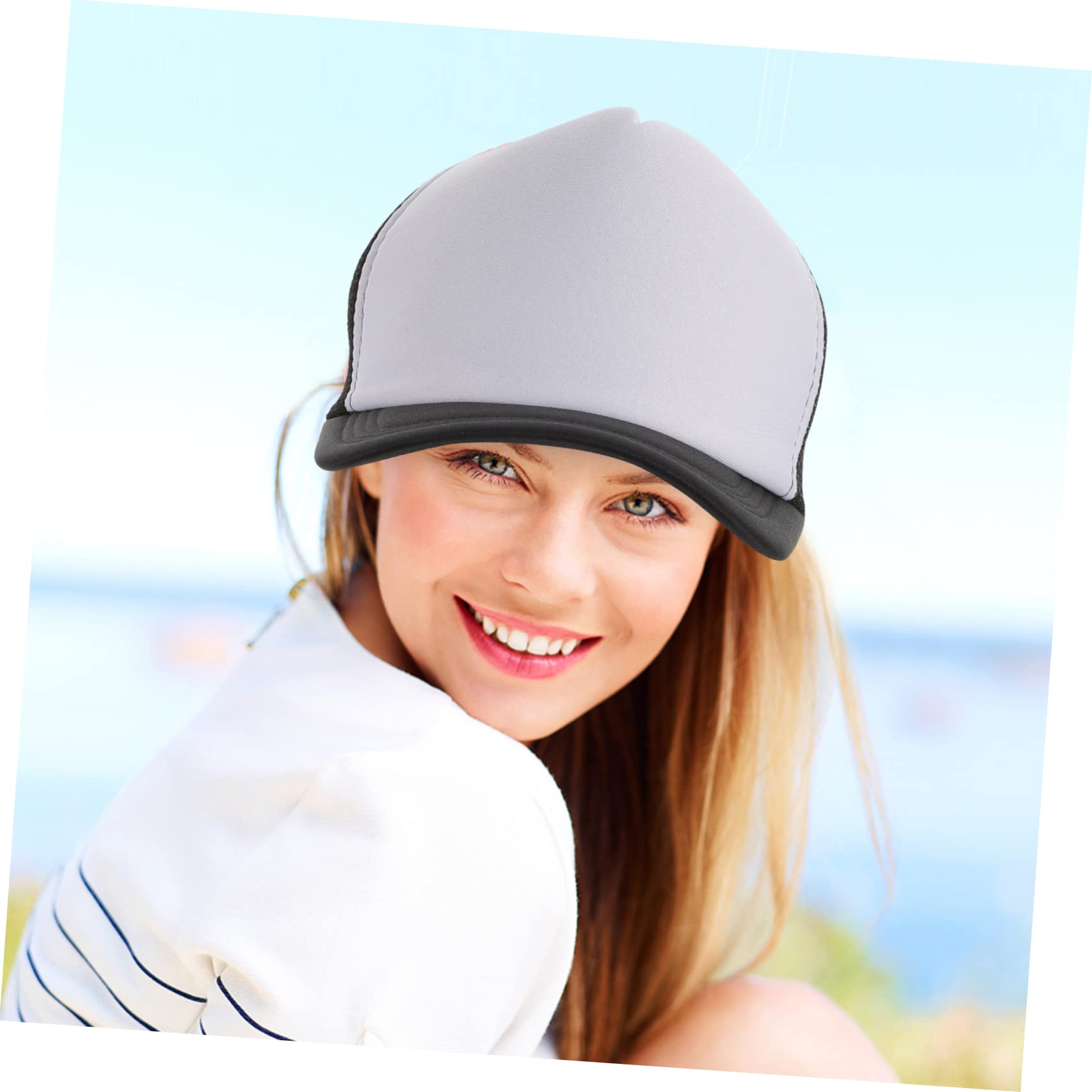 10 Stück Leere Baseballkappen aus Mesh für Damen und Herren