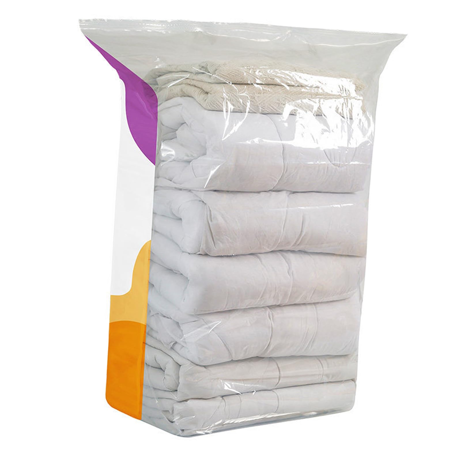 Manual Vacuum Bags for Bedding and Clothing, Space Saving Compression Storage Bags for Travel and Closet Use Daily Vacuum Storage Compression Clothes Bedding