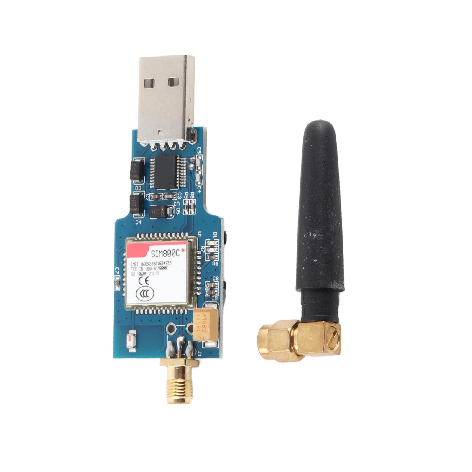 Modulo USB a GSM, Componente Elettronico, SIM800C Funziona su GSM/GPRS 850/900/1800/1900 MHz