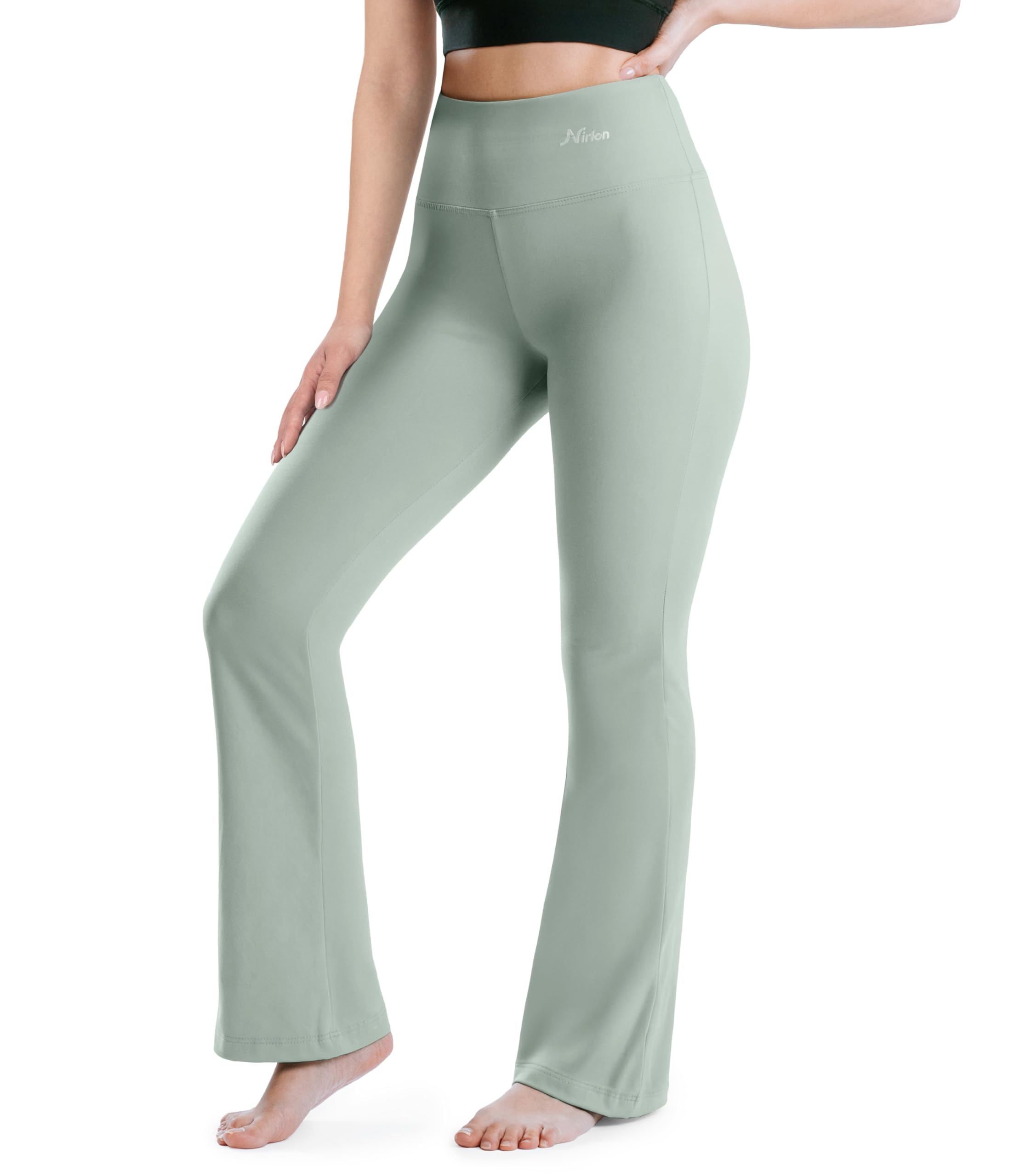 NirLUX Bootcut Yoga Pants - Soft Leggings for Women Regular & Plus Size Womens Leggings Tummy Control for Gym & Yoga (8 28