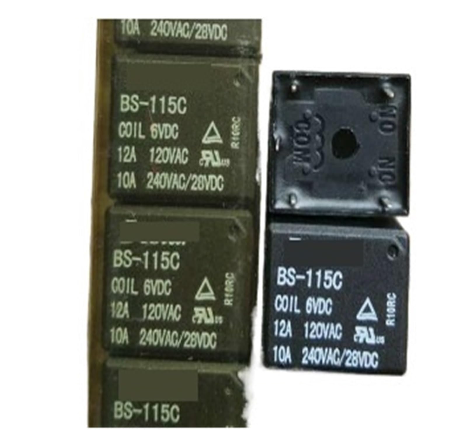Yzwrwrmktb One Color 1Pc Bs-115C 6Vdc (T73c-5V/12V/24V) Relay 5Pins