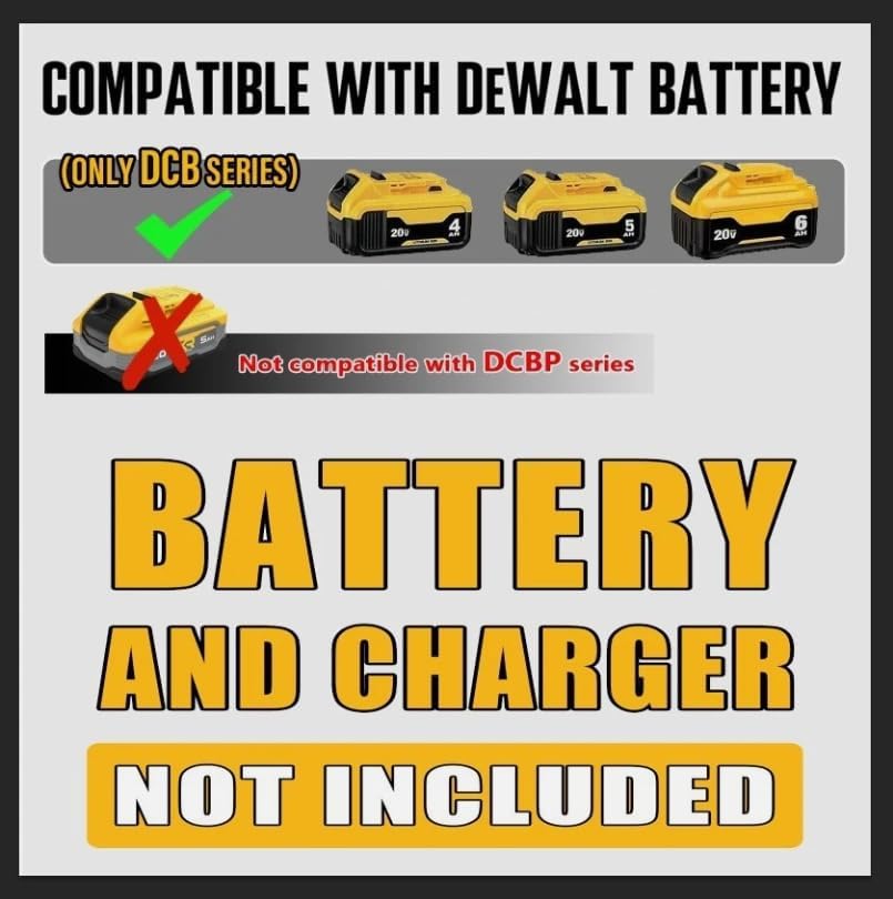 Brushless Cordless Impact Driver For 20V Max Battery 1/4" Compact 2 Speed Replacement for Dewalt OEM