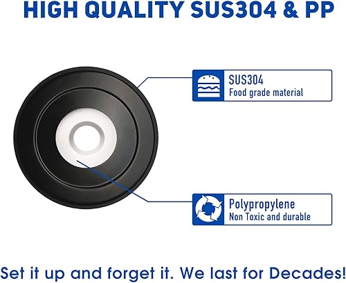 Miniatura 3 de Espaciador de 14 pulgadas para boquilla de bañera, anillo de brida para grifo de baño, placa de cubierta Eschutcheon para espita con bloqueo de agua