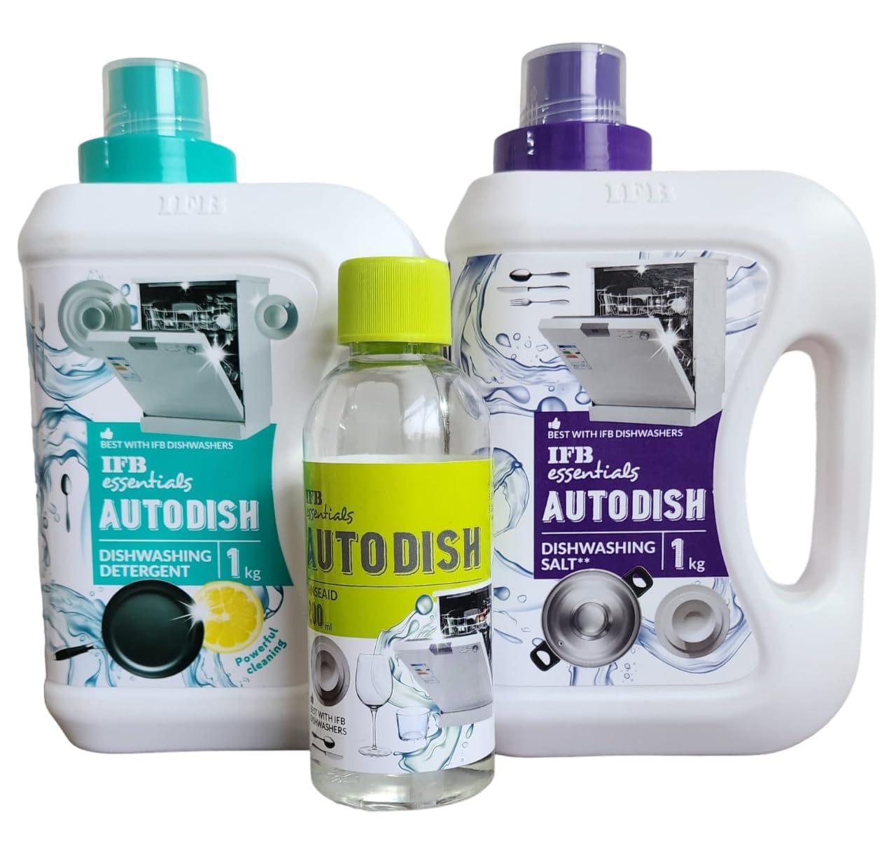 Dishwasher DETERGENT + SALT + RINSE AID combo (Pack of 3) (B0CVMQ5J6J) Amazon Price History, Amazon Price Tracker