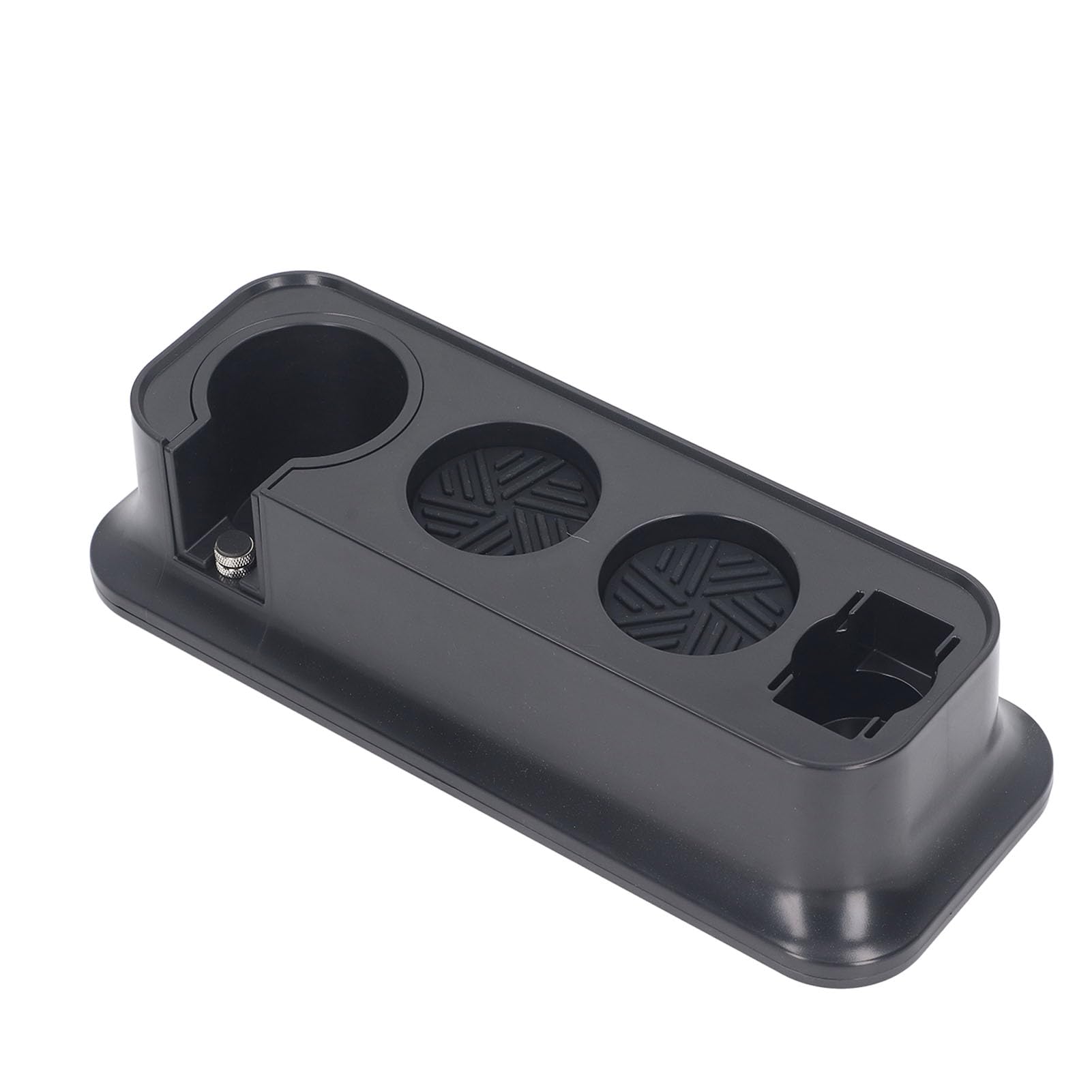 POENVFPO Coffee Tampering Station con Silicone Mat (BLACK)