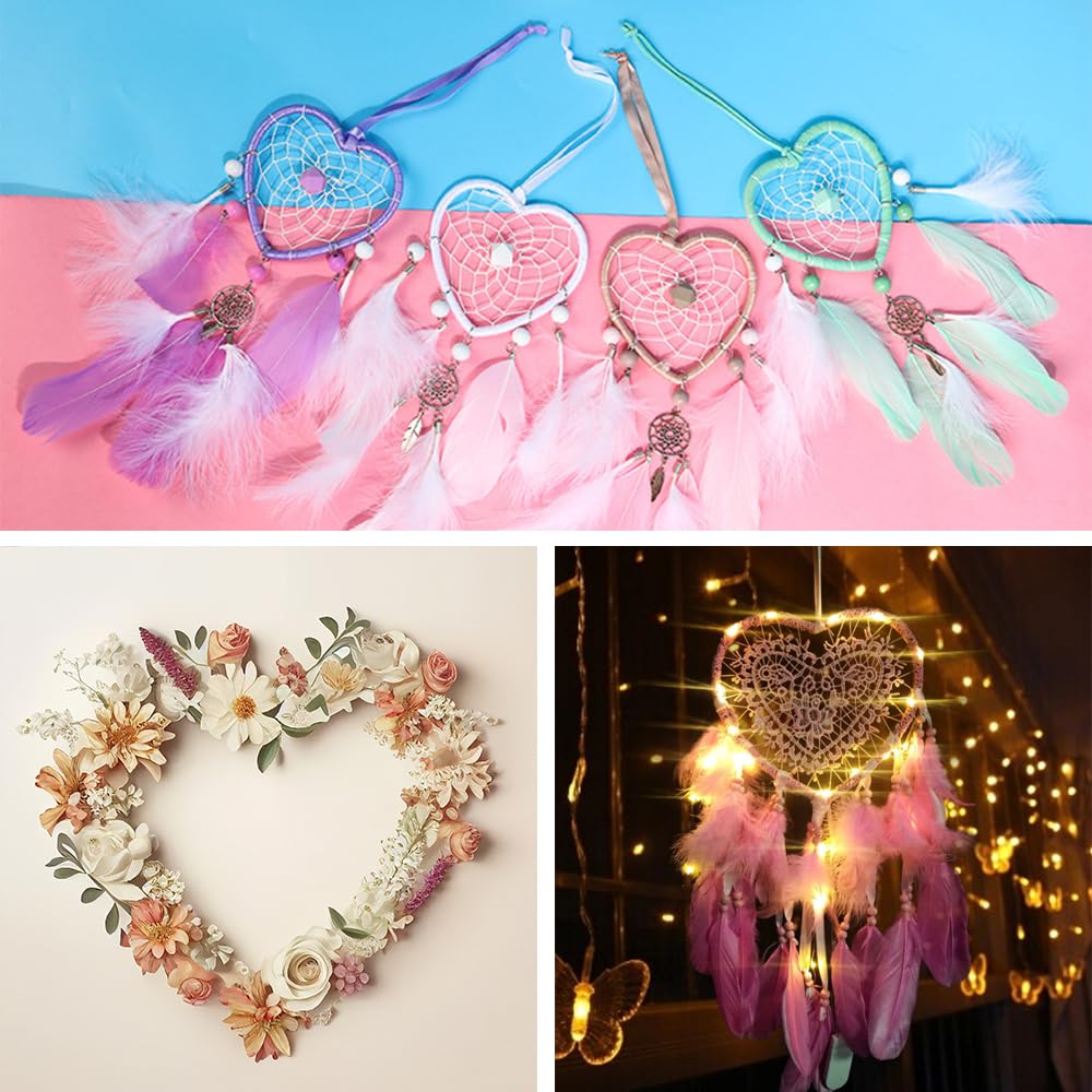 VOSAREA - Lot De 12 Anneaux En Acier Inoxydable Pour Attrape-rêves Et Macramé - Diamètres Variés (3 à 16 Cm) - Idéal DIY Et Décoration