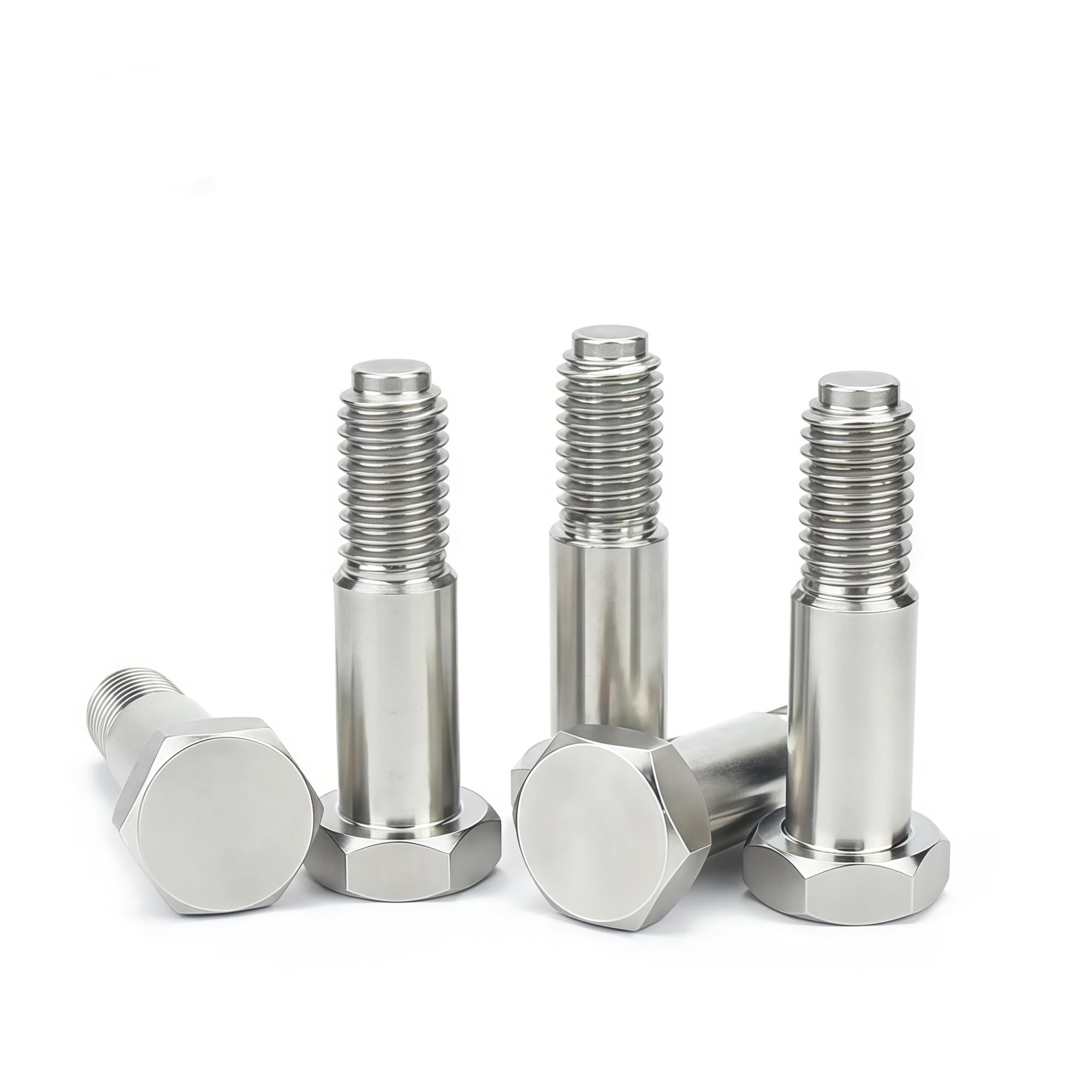 1–5 Stück 304 Edelstahl-Scharnierschrauben GB27 Außensechskant-Schulterschrauben M6 M8 M10 M12 M16 M20 M24(M20x70mm 1pc)