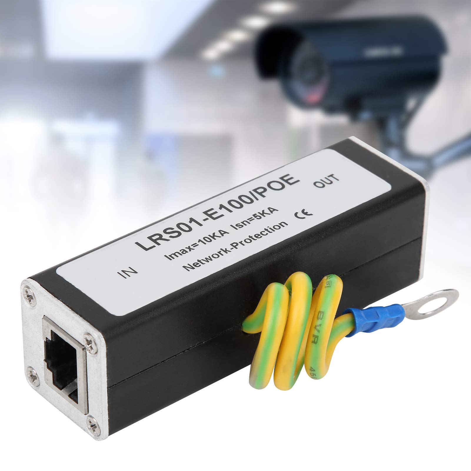 Protezione Contro Le Sovratensioni Ethernet, Dispositivo Scaricatore di Reti POE Protezione Contro Le Sovratensioni di Rete Adattatore di Estensione per Dispositivo di Protezione Scaricatore Esterno