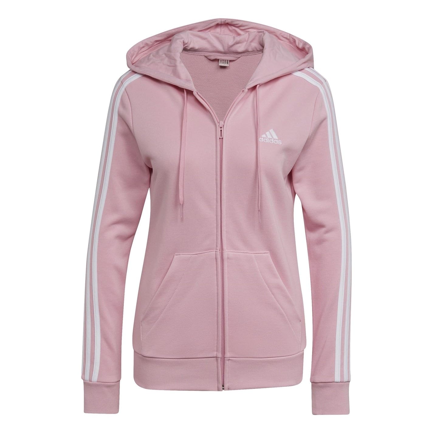 adidas Damen Essentials French Terry 3-Streifen Kapuzenjacke Sweatshirt