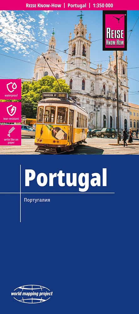 Reise Know-How Landkarte Portugal (1:350.000): reiß- und wasserfest (world mapping project)