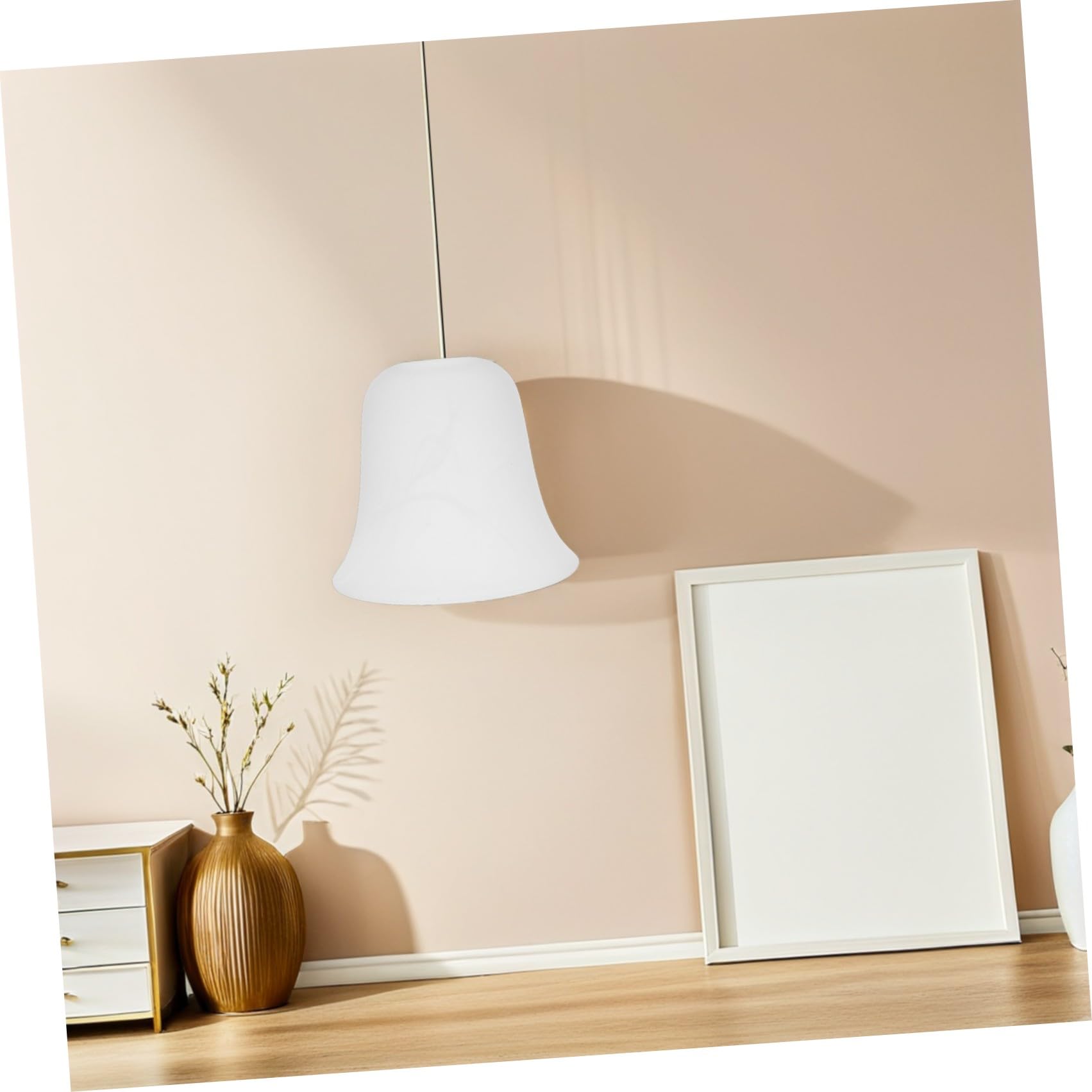 SOLUSTRE Abat-jour en Verre de Nuage Diffusion Douce de Lumière et Dissipation Thermique 4 Pièces Ouverture de 42mm pour Lampe de Table E27 pour Décoration de Salons