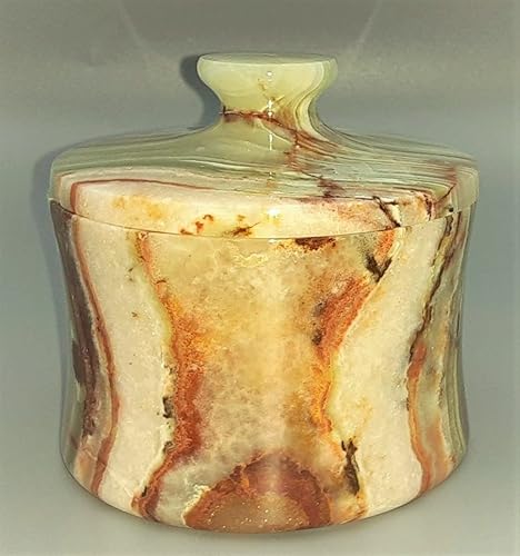 Miniatura 1 de Urna decorativa de piedra de ónix para gatos, perros pequeños o mascotas, hasta 12 libras