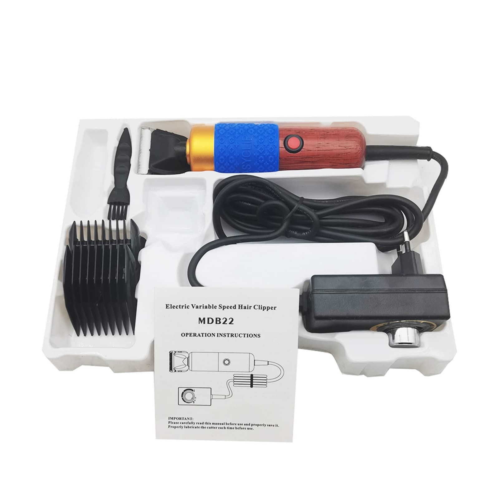 Tondeuse professionnelle for chien 200W ciseaux électriques tondeuse for animaux de compagnie toilettage rasoir bétail mouton chèvre cheveux laine tapis Machine de découpe Pour la maison au quotidien