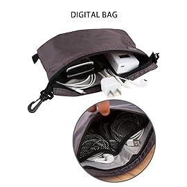 GOX Small Toiletry Bag for Men Bulk Cosmetic Bag Dopp Kit Carry On Zipper Pouch Organization Nylon Packing Sack Wate Repellent(Grey)