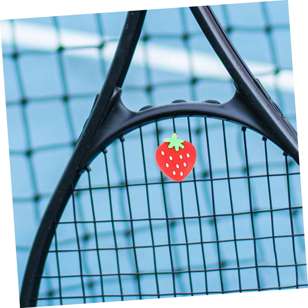 Toddmomy Silikon Tennis Schläger Dämpfer Erdbeerform Effektive Vibrationsdämpfer Für Tennisschläger Leicht Langlebig Und Installieren Für Tennisfreunde Und Familie