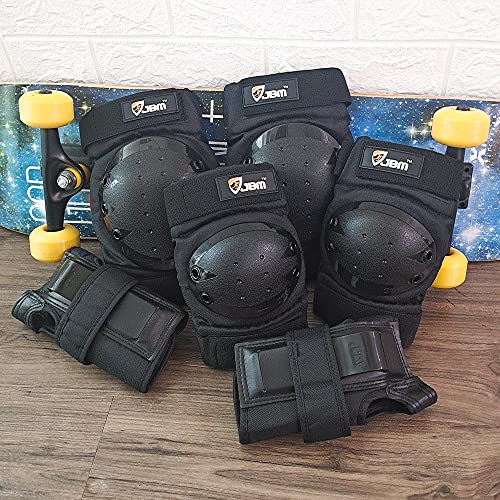 JBM Adult & Kid Knee Pads Elbow Pads and Wrist Guards for Roller Inline Skating Scootering Skateboarding - Image 6