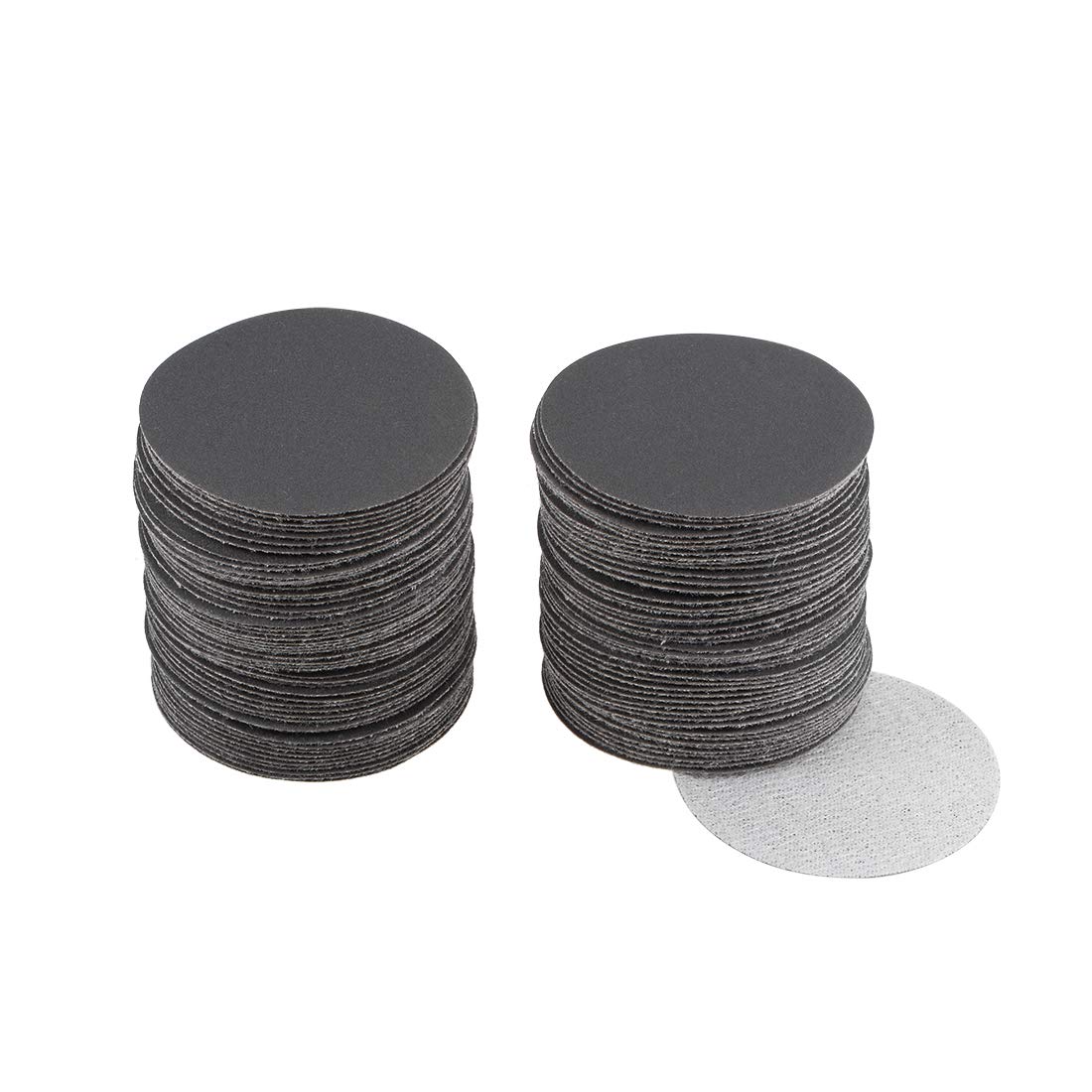 uxcell 2-Inch Hook and Loop Sanding Disc Wet/Dry Silicon Carbide 600 Grit 100 Pcs