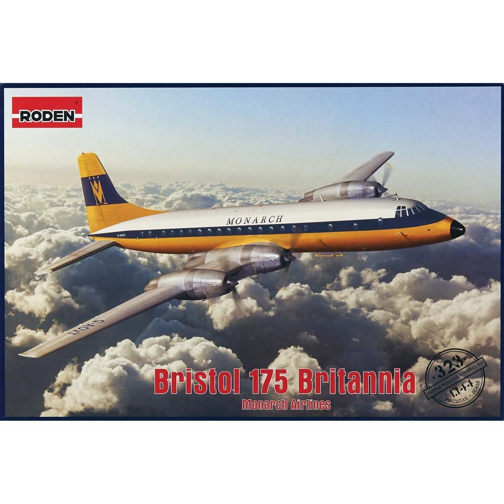 Roden 323 – Model Kit Bristol 175 Britannia Monarch Airlines Grey