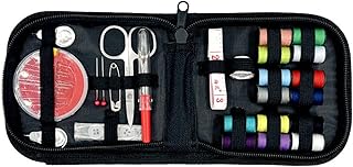 裁縫セット ソーイングセット 14色糸 多機能裁縫キットポータブル家庭用旅行用裁縫箱 操作に便利です 携帯式 (ブラック収納バッグ付き)
