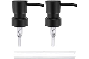 Matte Black Soap Pump Dispenser for Kitchen and Bathroom