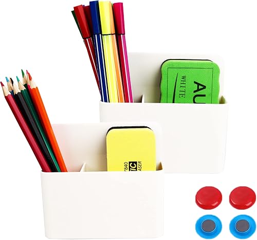 Soporte magnético de marcador de borrado en seco, soporte para marcador de pizarra blanca, soporte para bolígrafo magnético, soporte magnético para