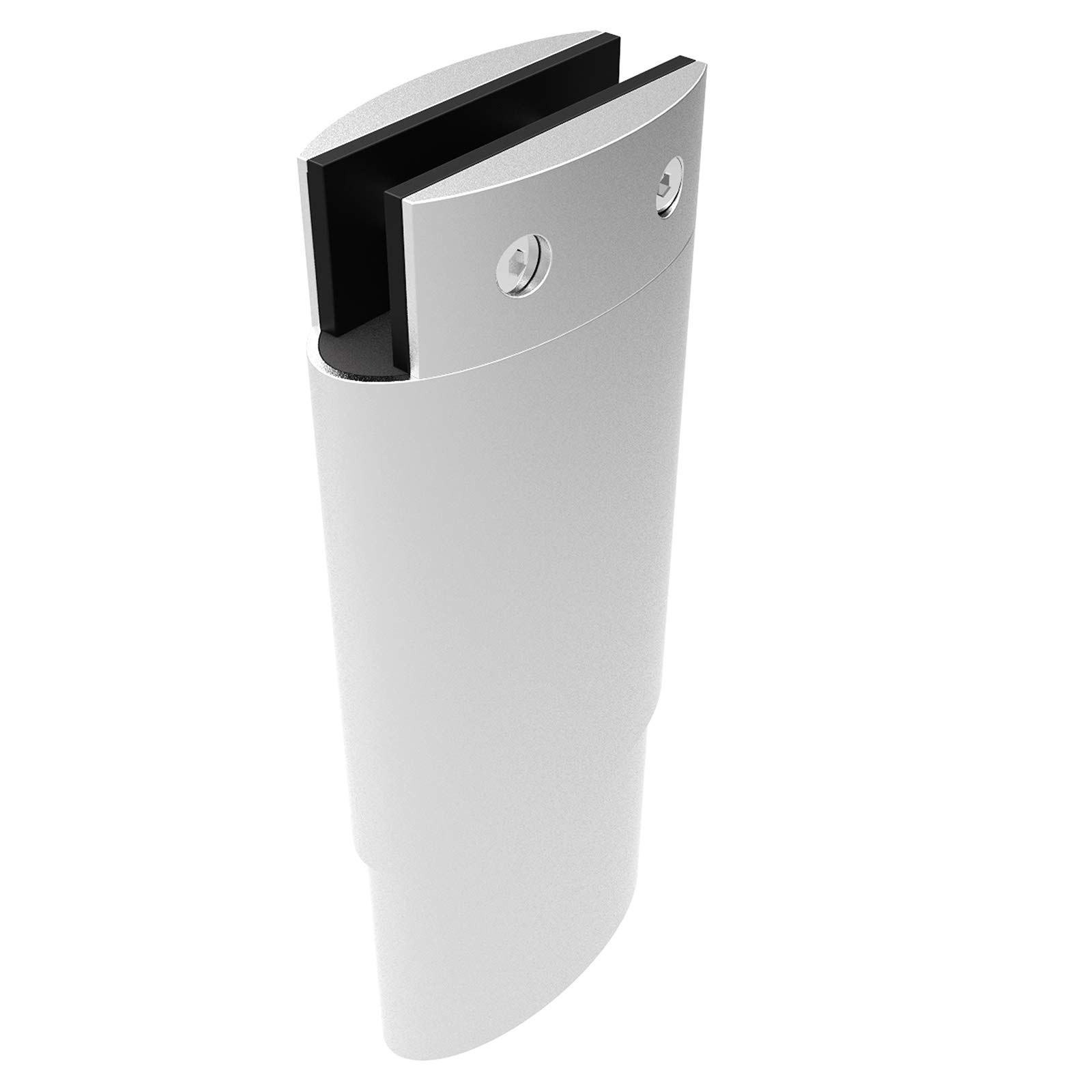 Access Hardware Satin Anodised Aluminium Cubicle Partition Leg Support Ideal For 13Mm & 20Mm Partitions