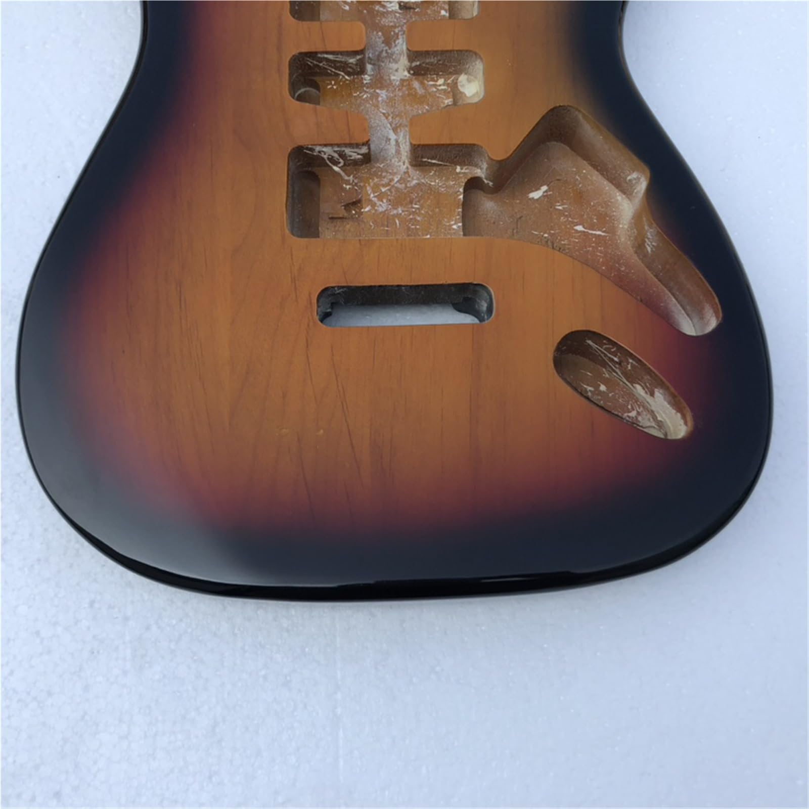 Unfinished Guitar Body Three Piece Sunset Alder Body Is Suitable For Single Shake ST Electric Guitar
