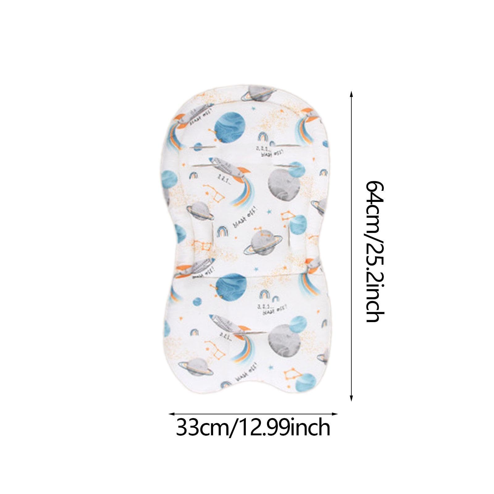 Coussin Réducteur pour Siège Auto Bébé, Respirant et Confortable, pour Poussette, pour Nouveau-nés et Bébés, Planète