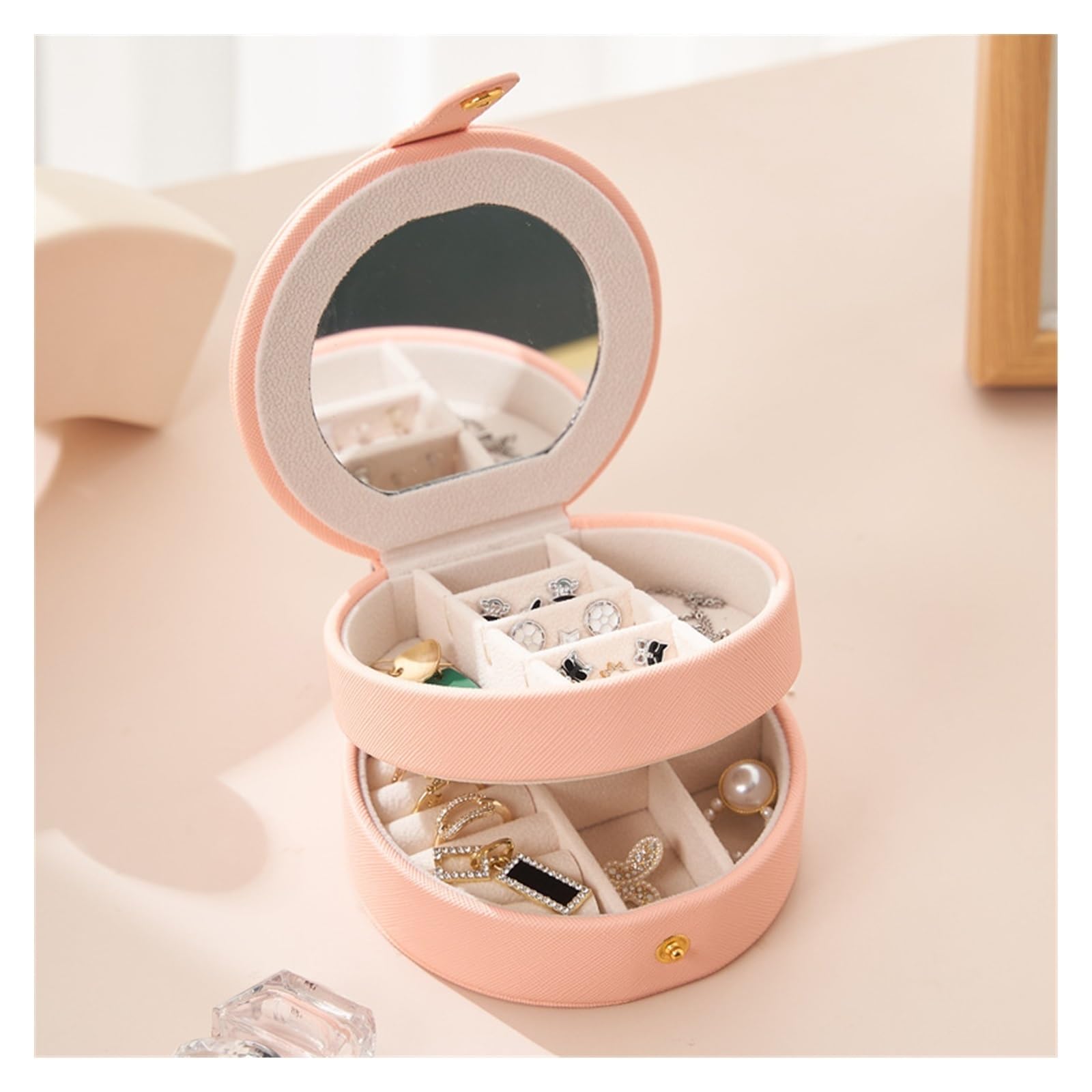 Jewelry Boxes Jewelry Box Small Mini Travel Stud Earrings Jewelry Portable Jewelry Storage Box Jewelry Boxes