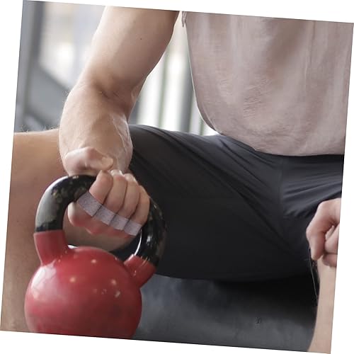 Miniatura 2 de Kisangel 2 pares de guantes de entrenamiento con agarre de palma para levantamiento de pesas, guantes para gimnasio, guantes de mano, guantes de