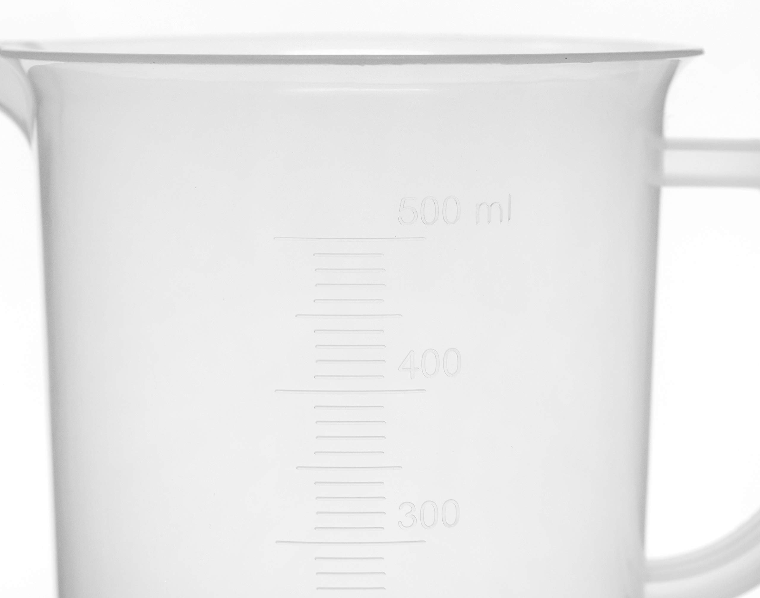 Snapklik.com : Plastic Pitcher, 500mL - Molded Graduations - Chemical ...