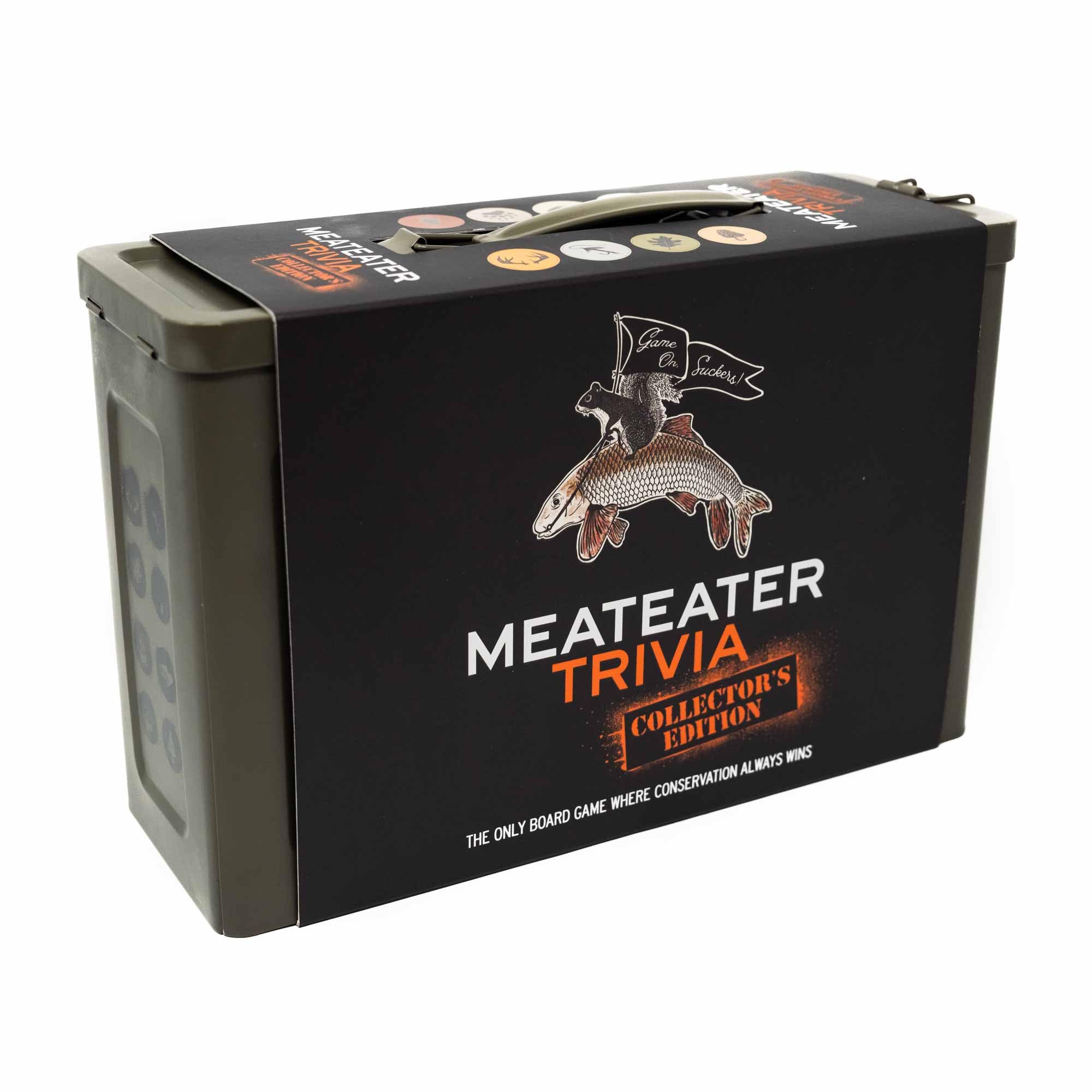 MeatEater Trivia Collector’s Edition – Expanded Board Game with 1,300 Hunting, Fishing, Conservation & Outdoor Knowledge Questions