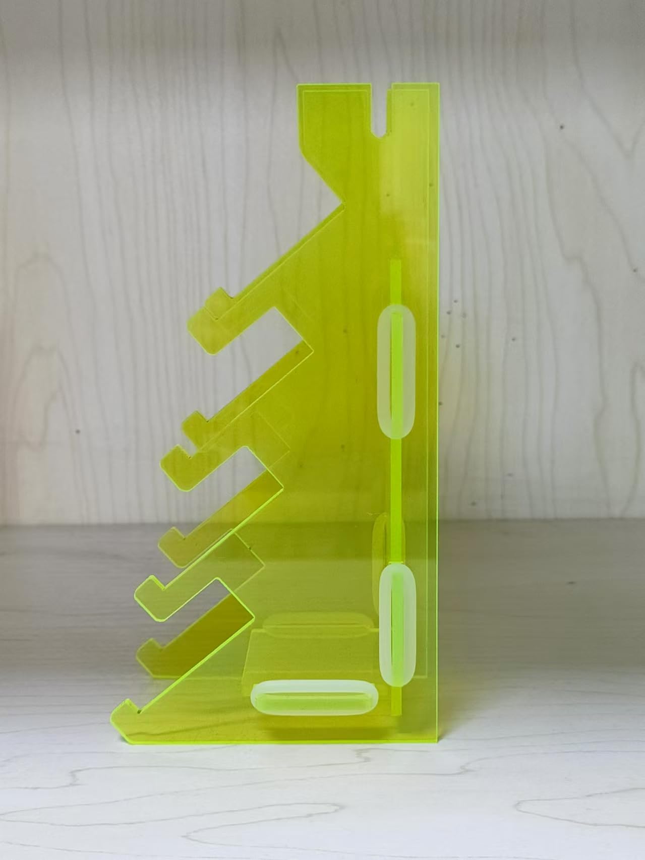 leefai Fingerboard Racks Displyer -Fingerskate Board Holder -Quality Acrylic-Color (Green)