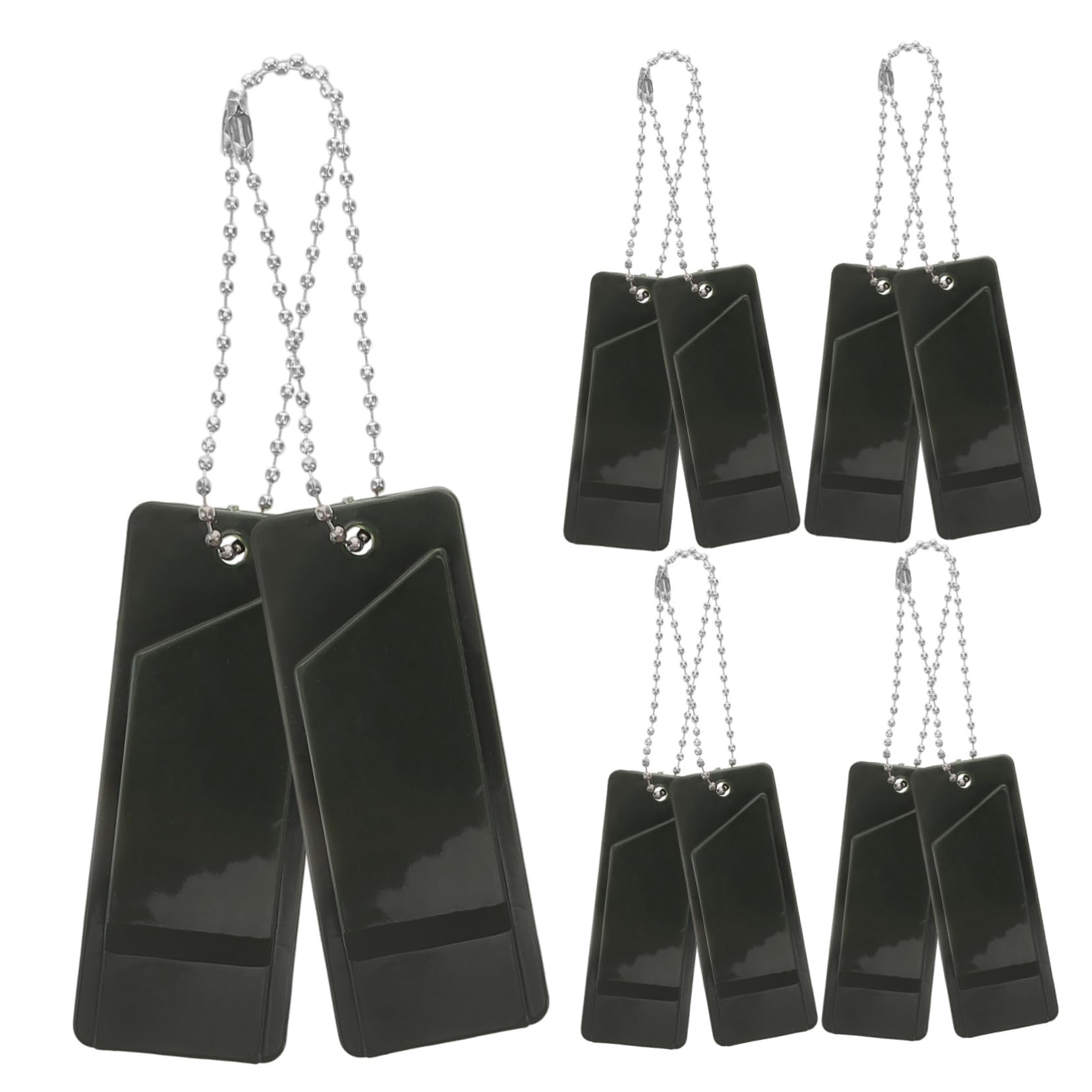 Milisten 10pcs Survival Whistle Cyber Whistle Emergency Whistle Titanium Animal Call Whistles Whistle for Boating Whistle for Howling Bears Boating Whistle Loud Whistle Plastic Olive Green