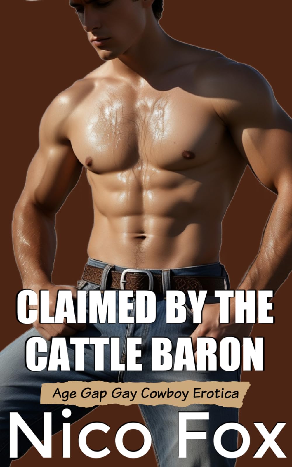 Claimed by the Cattle Baron: Gay Cowboy Erotica with Power Dynamic, Age Gap, Enemies-to-Lovers (Open Range: Explicit Gay Cowboy Erotica Stories)