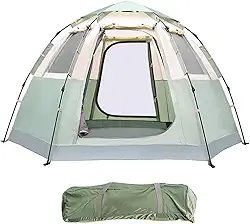 Barraca leve ao ar livre, barraca para 5 a 8 pessoas para acampamento, barraca familiar para caminhadas ao ar livre, barraca domo ao ar livre, à prova de vento, para caminhadas ao ar livre