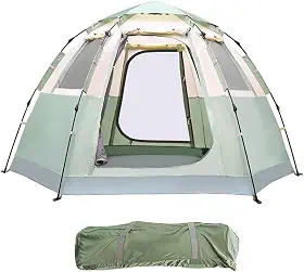 Barraca leve ao ar livre, barraca para 5 a 8 pessoas para acampamento, barraca familiar para caminhadas ao ar livre, barraca domo ao ar livre, à prova de vento, para caminhadas ao ar livre