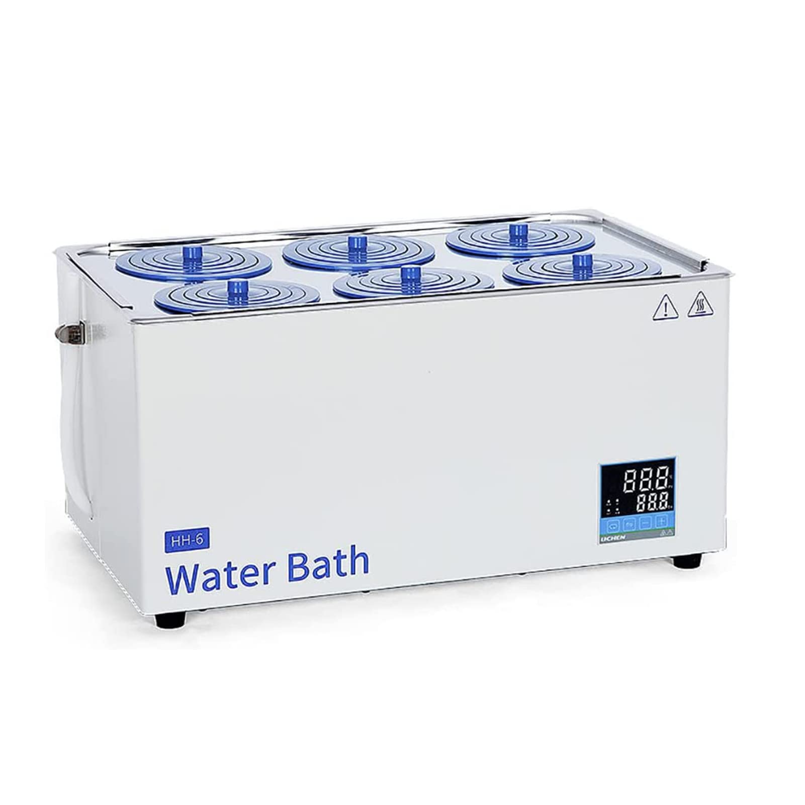 Baño María termostático digital de laboratorio, baño María digital de laboratorio, baño María termostático de laboratorio con calentamiento eléctrico de 1/2/4/6/8 orificios, temperatura ambiente has