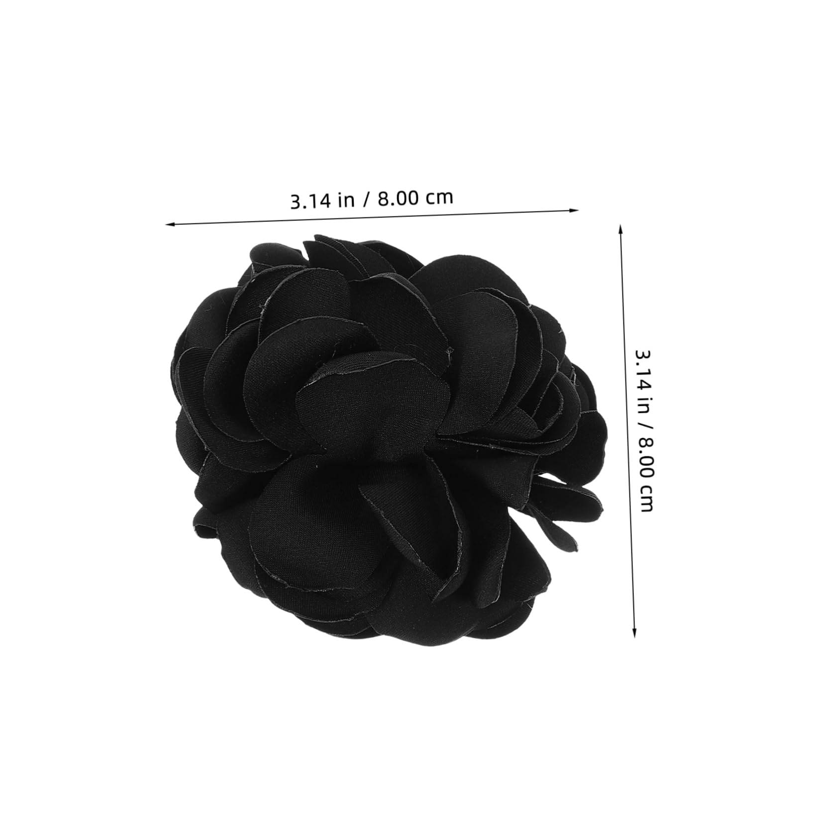 Unique Rose Pin Flower Brooch Women Decorative for Suit Scarf Hat