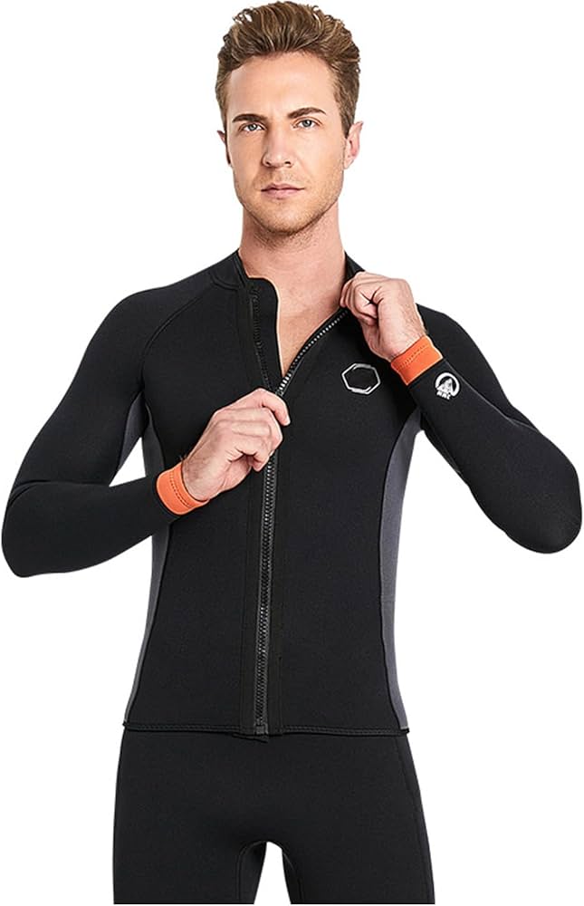 Amazon | レディースウェットスーツトップ3mmネオプレンジャケット男性