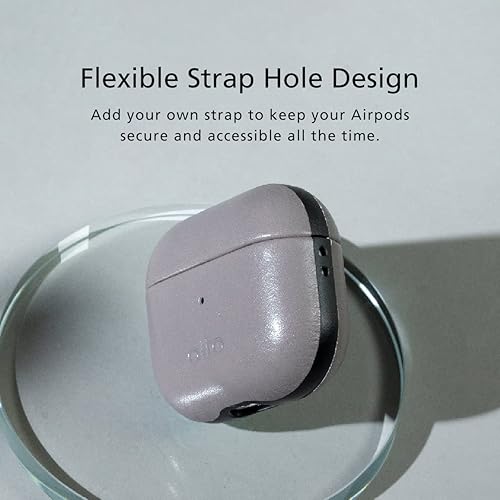 Miniatura 7 de Alto Funda protectora de piel para Airpods 3, accesorios de cuero de anilina italiana para Apple AirPods 3 hombres y mujeres, soporta carga