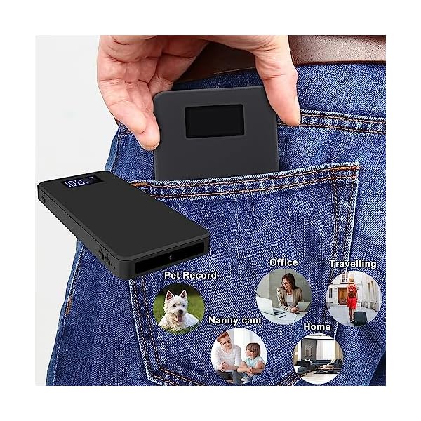 KEHZKCT Hidden Camera 1080P Mini Spy Cam with 10000mAh Battery, Motion Sensor, Night Vision for Home Security - Image 7