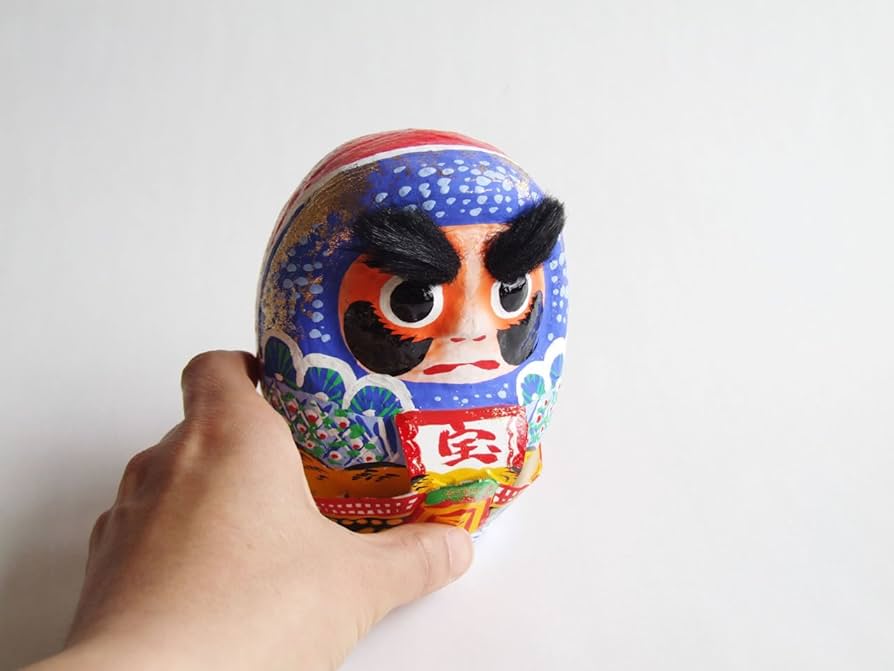 Amazon | 郷土玩具 民藝 宮城県 仙台張子 松川だるま 宝船 4寸 | 民芸