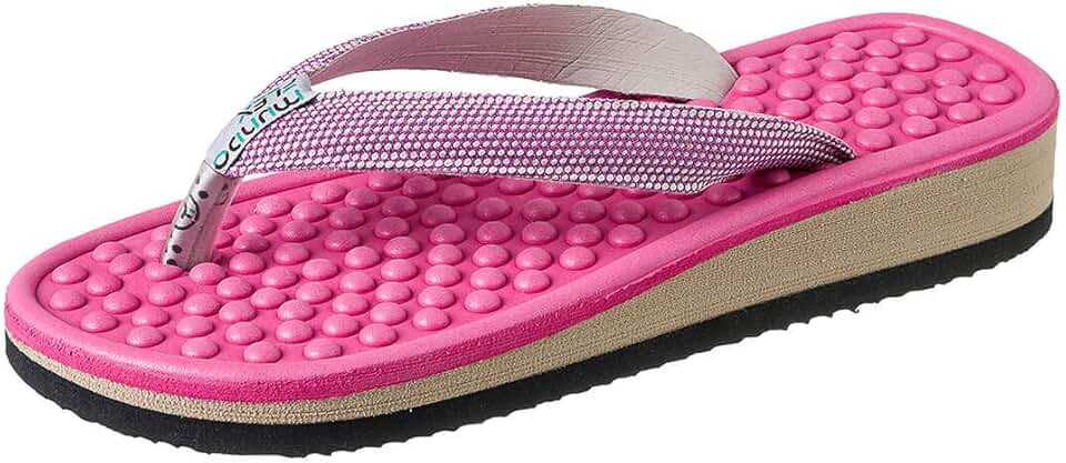 Chinelo Dedo Anabela Mundoflex Pink e Magenta Ref. 803