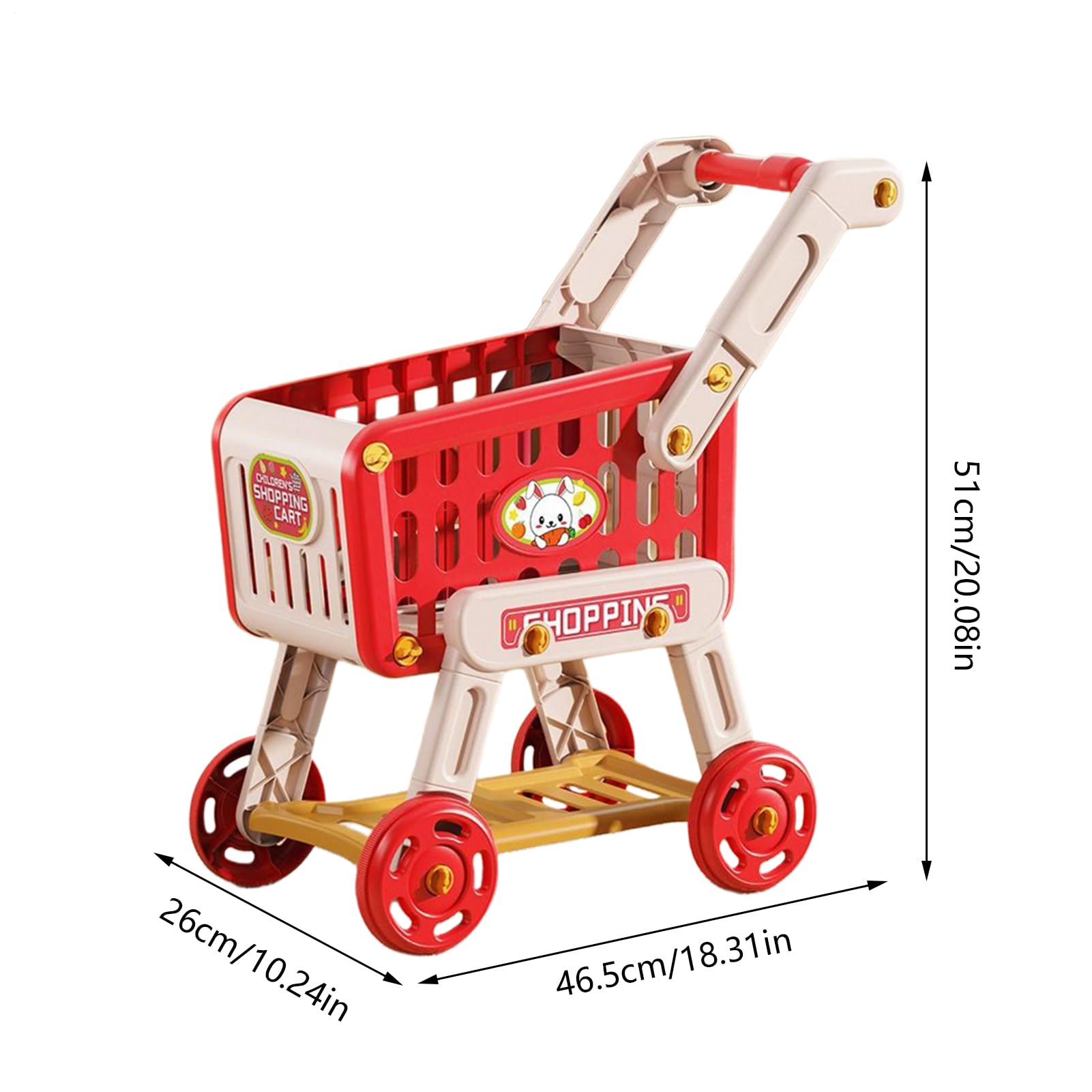 Carrello Della Spesa Per Bambini Frutta Verdura Simbolico Giocattoli