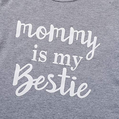 2PCs Neonato Bambino Vestiti Vestito Girocollo