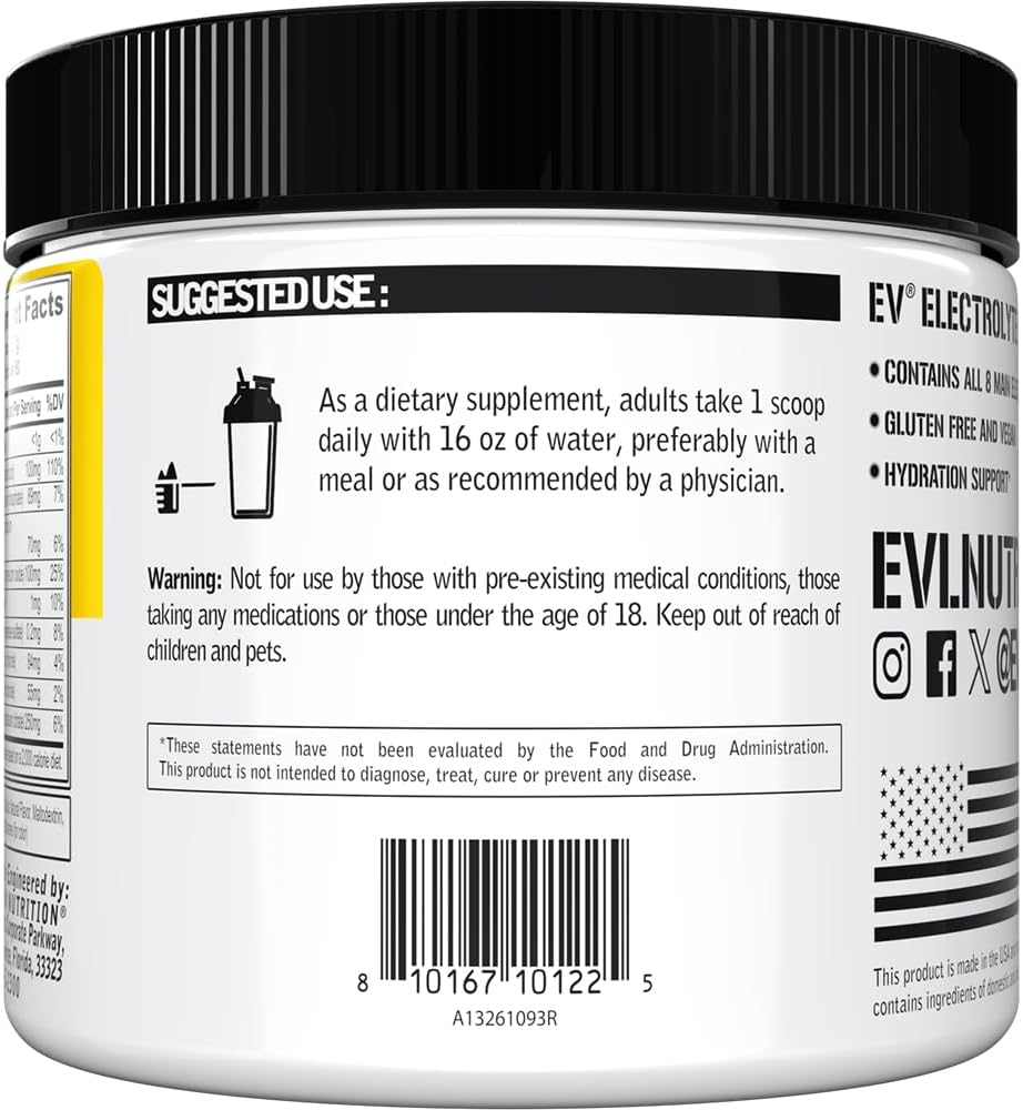 Evlution Ultimate Electrolytes Powder Hydration Drink - Quick Replenishing Hydration Powder Drink Mix with 8 Key Electrolytes and Antioxidants - Vegan Gluten Free Keto Friendly Blend (Lemonade) image 3