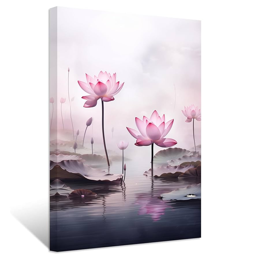 蓮の花　スピリチュアルアート 蓮の花 スピリチュアルアート 並行輸入品】 ZXHYWYM 禅